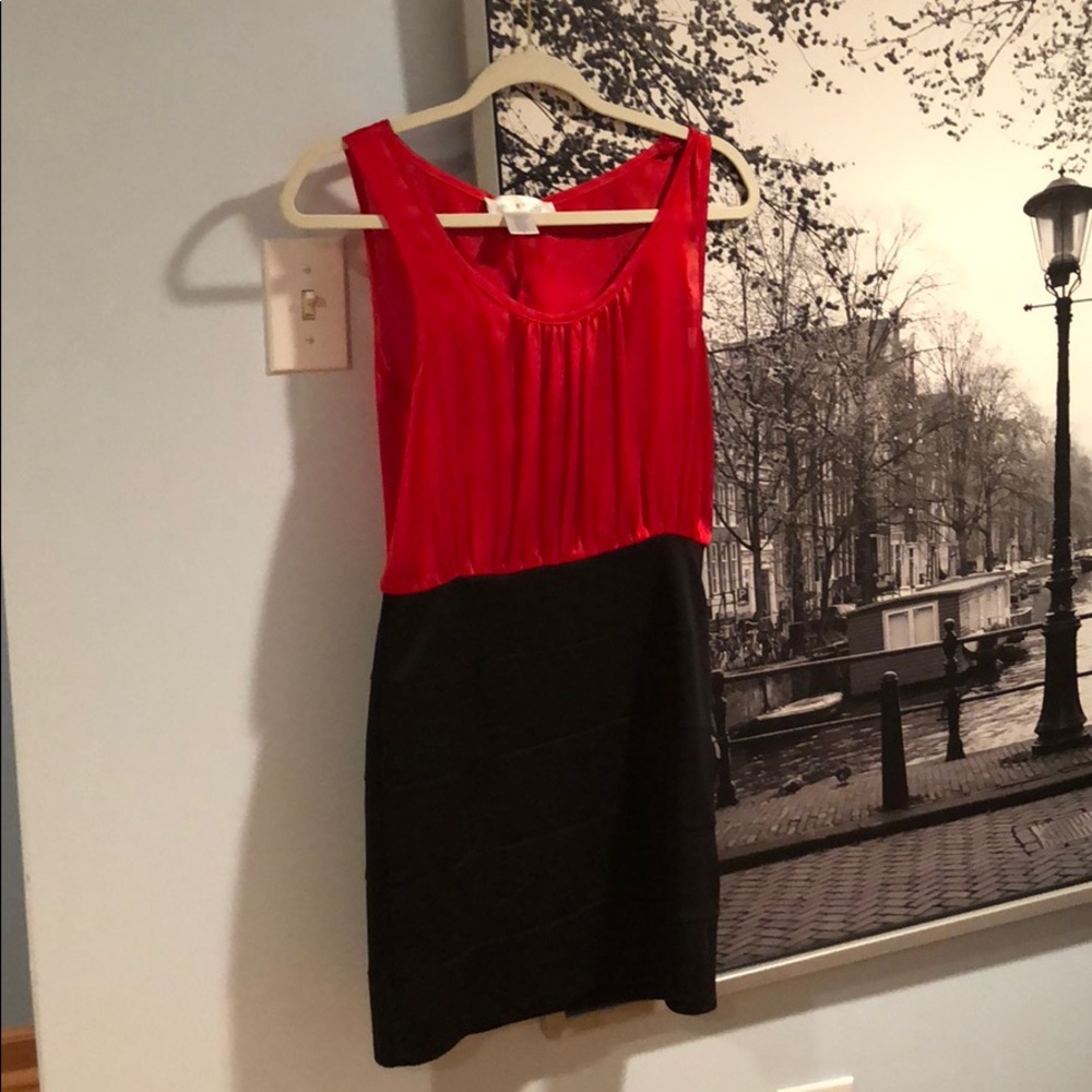 Black and Red Party Dress